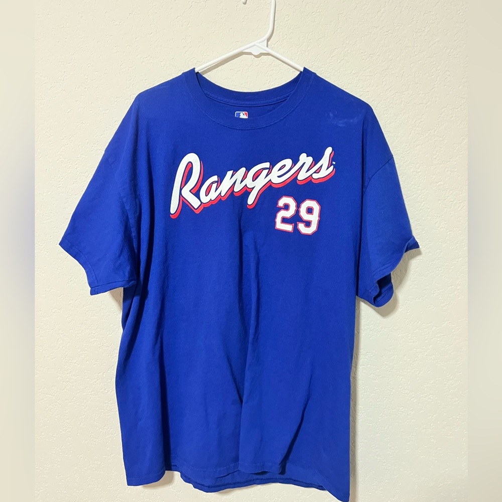 Texas Rangers Beltre T shirt XL Blue